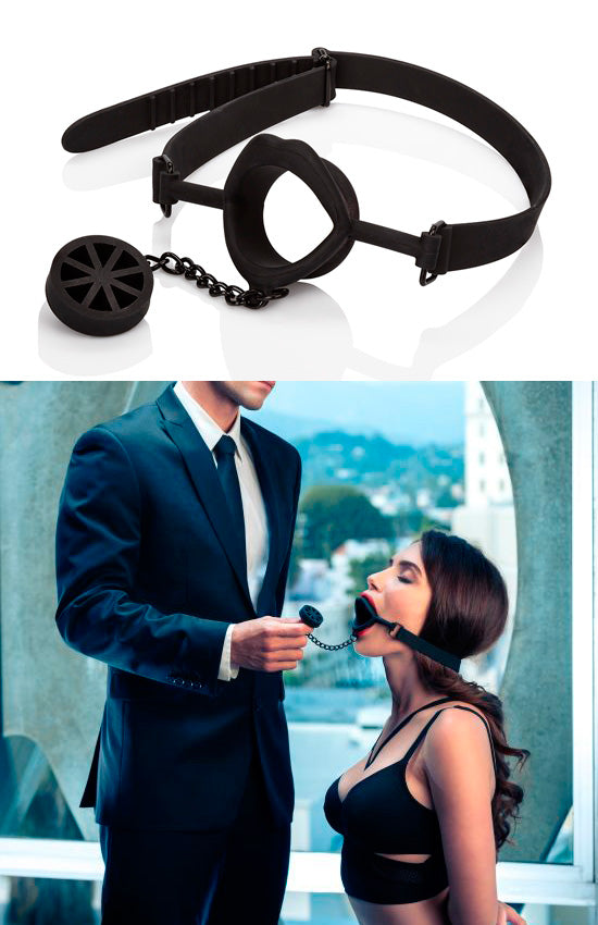 Mordaça Silicone Com Tampa