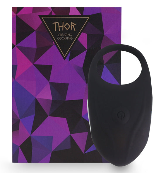 Anel Com Vibração Thor - Preto