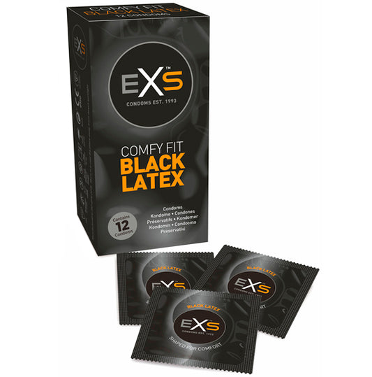 Preservativos Pretos - EXS Black 12un