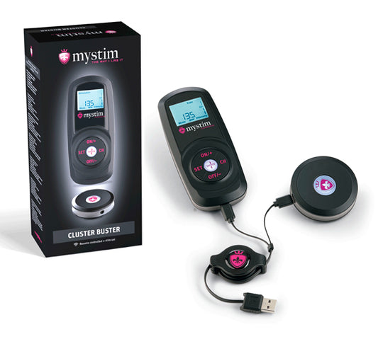 Kit Comando À Distância e Recetor - MyStim Cluster Buster