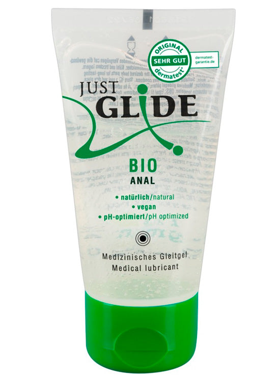Lubrificante Anal Vegan Just Glide Bio - 50ml Validade