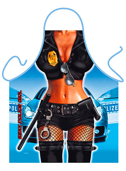 Avental Humorístico - Mulher Polícia Sexy