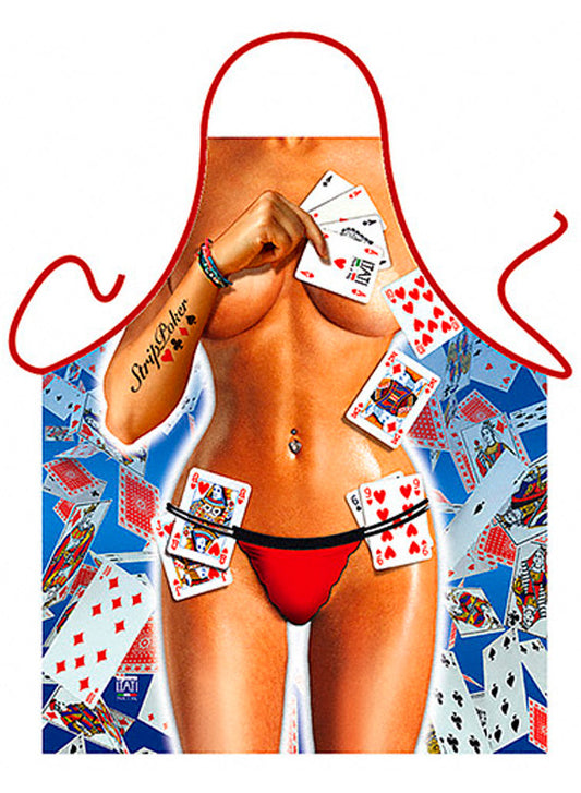 Avental Humorístico - Strip Poker