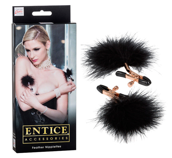 Pinças Mamilos Penas - Preto