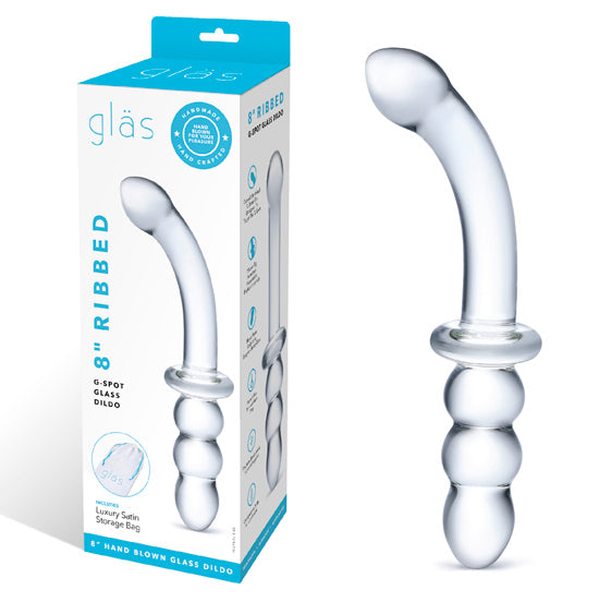 Dildo Ponta Dupla Vidro - 19cm