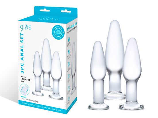 Kit 3 Plugs Anais Vidro