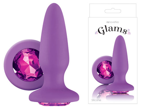Plug Anal Glams - Roxo