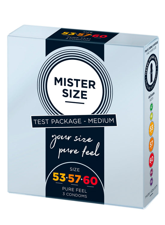 Preservativos Tamanhos Personalizados - Pack 3 Misto - Mister Size