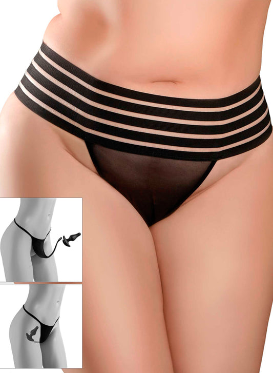 Cuequinha Com Plug Anal - Love Garter XL - XXL