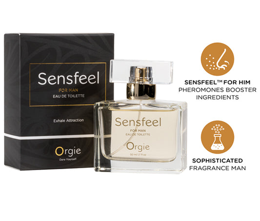 Perfume Com Feromonas Sensfeel Homem - 50ml