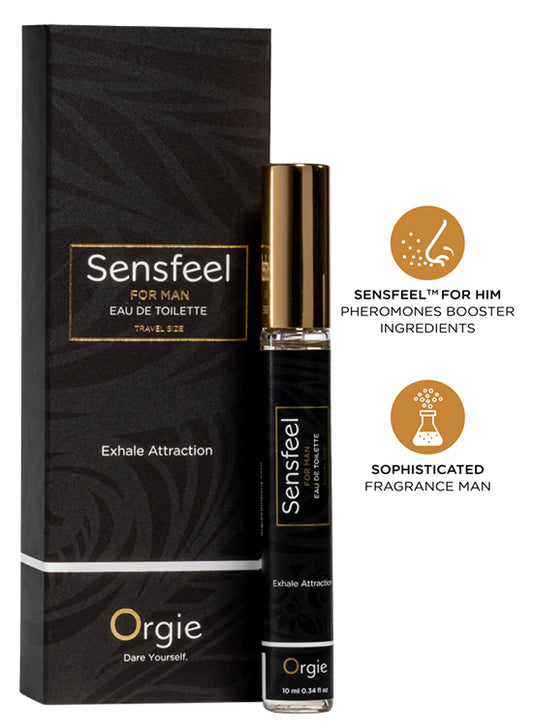 Perfume Com Feromonas Sensfeel Homem - 10ml Viagem