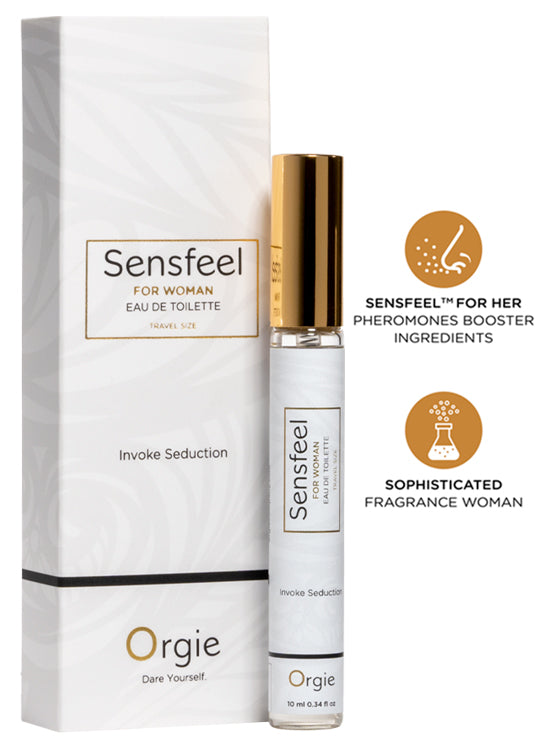 Perfume Com Feromonas Sensfeel Mulher - 10ml Viagem