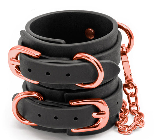 Algemas de Pulso - Preto & Rose Gold