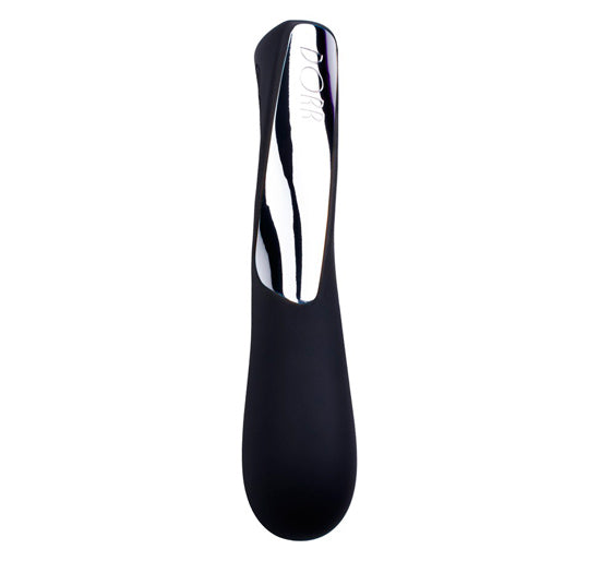 Vibrador Carregável Aura Dorr - Preto & Prateado
