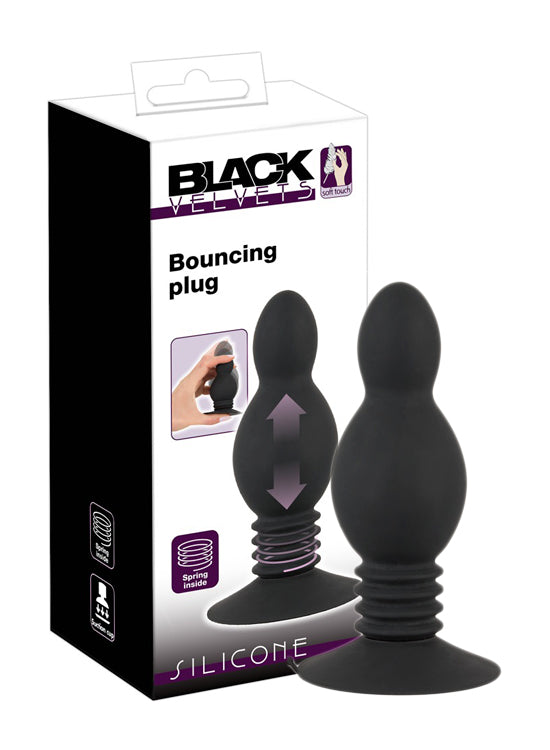 Plug Anal Com Mola - 10cm