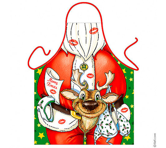 Avental Humorístico - Pai Natal Maroto