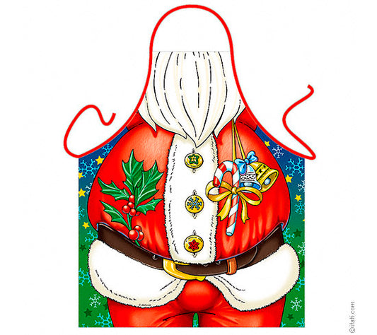 Avental Humorístico - Pai Natal Atrevido