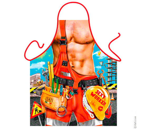 Avental Humorístico - Pedreiro Sexy