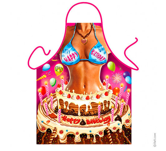Avental Humorístico - Mulher Aniversariante Sensual