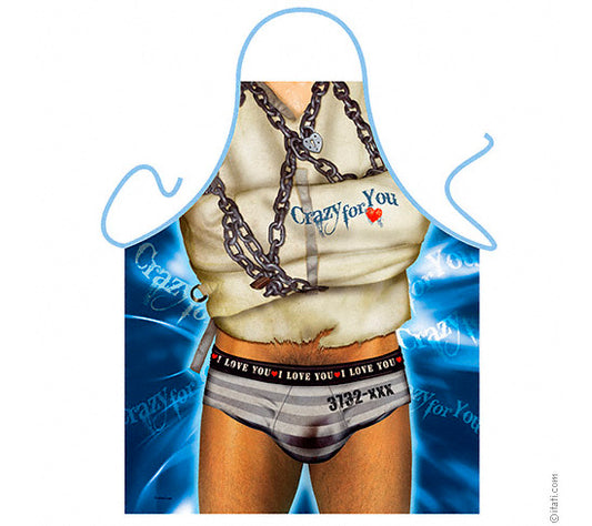 Avental Humorístico - Louco Por ti