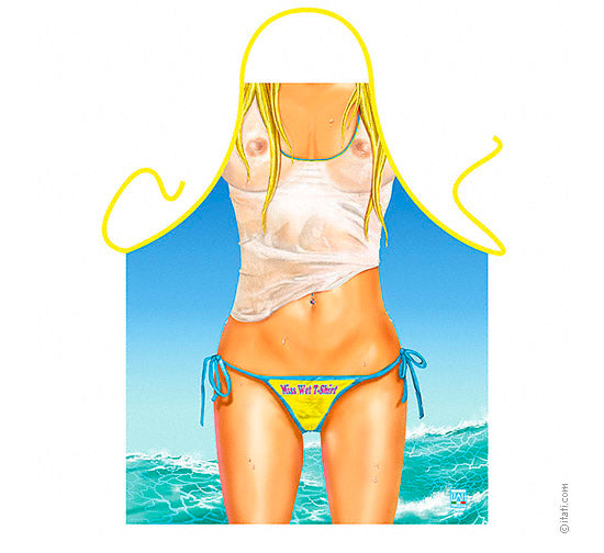 Avental Humorístico - Miss T-Shirt Molhada
