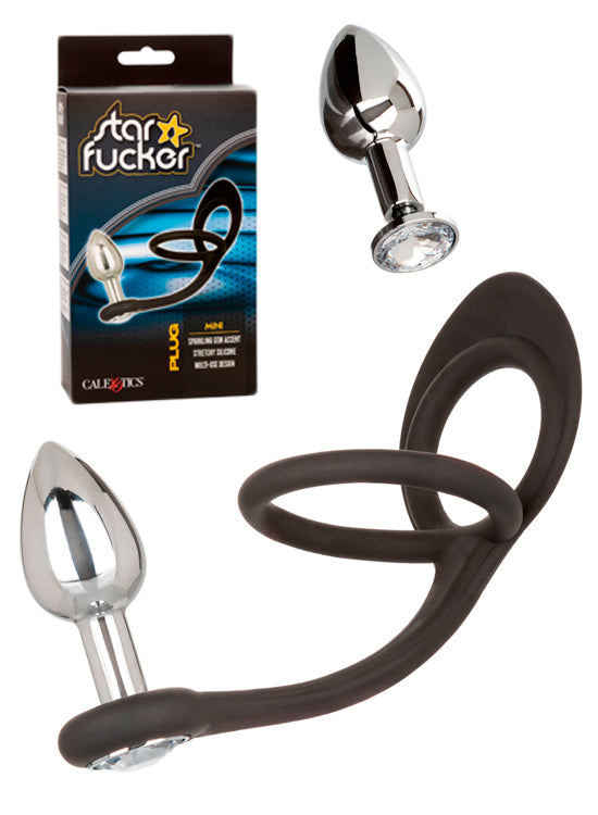 Plug Anal Com Anel De Ereção - 5.7cm