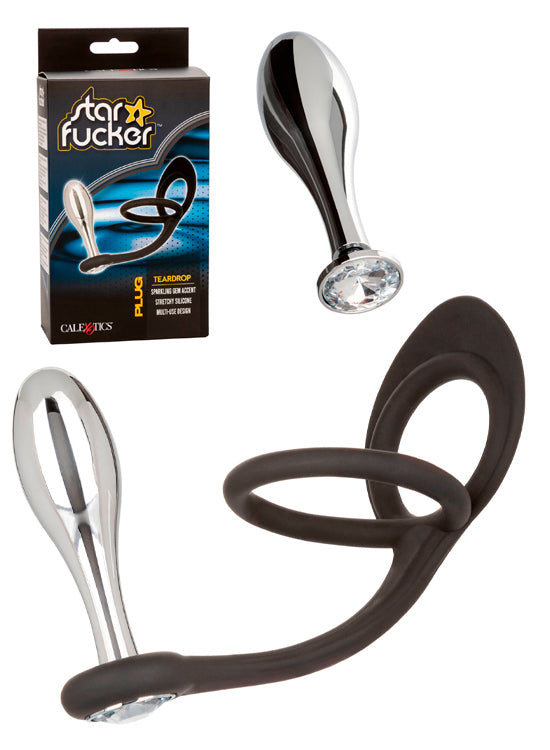 Plug Anal Com Anel De Ereção - 8.5cm