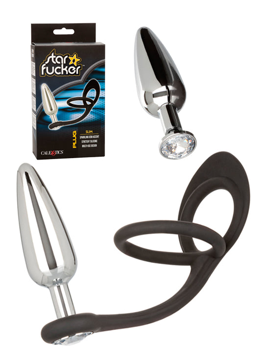 Plug Anal Com Anel De Ereção - 9cm