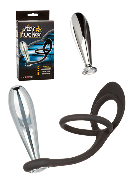 Plug Anal Com Anel De Ereção - 9cm