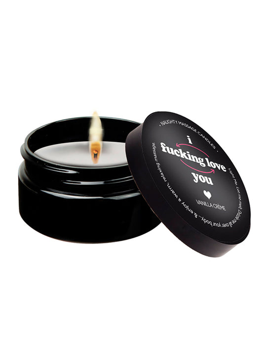 Mini Vela De Massagem 56g - I fcking Love You
