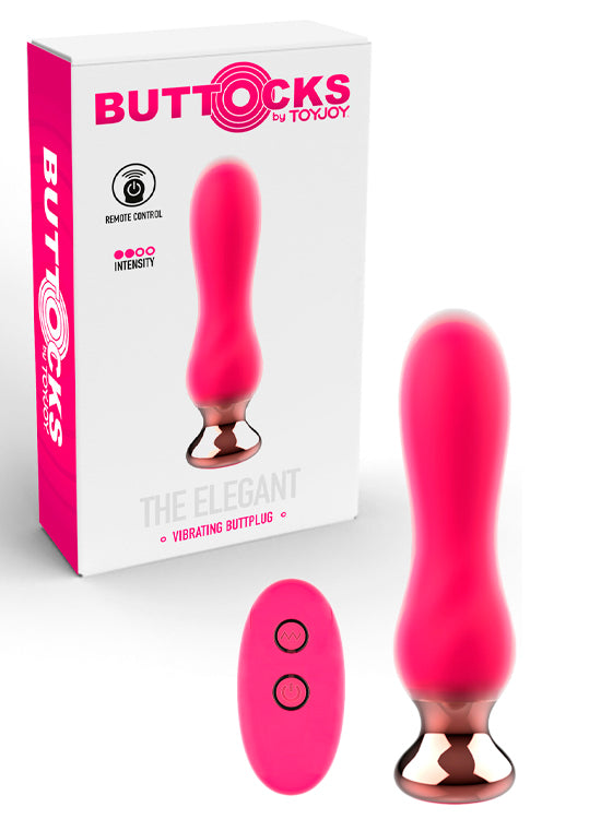 Plug Anal Com Comando 12cm - The Elegant