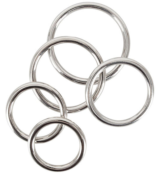 Conjunto 5 Anéis Metal