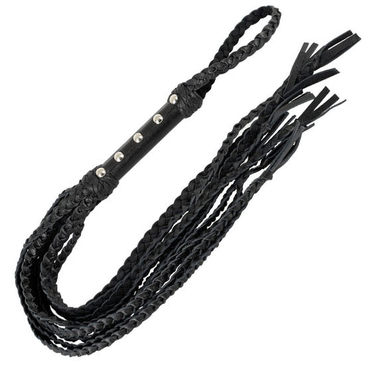 Chicote Flogger - Couro
