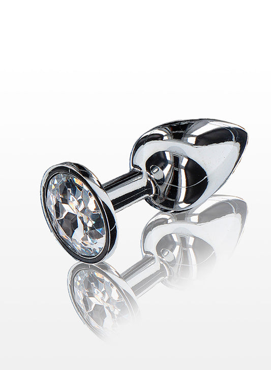 Plug Anal Botão De Rosa Para Iniciantes - 6cm