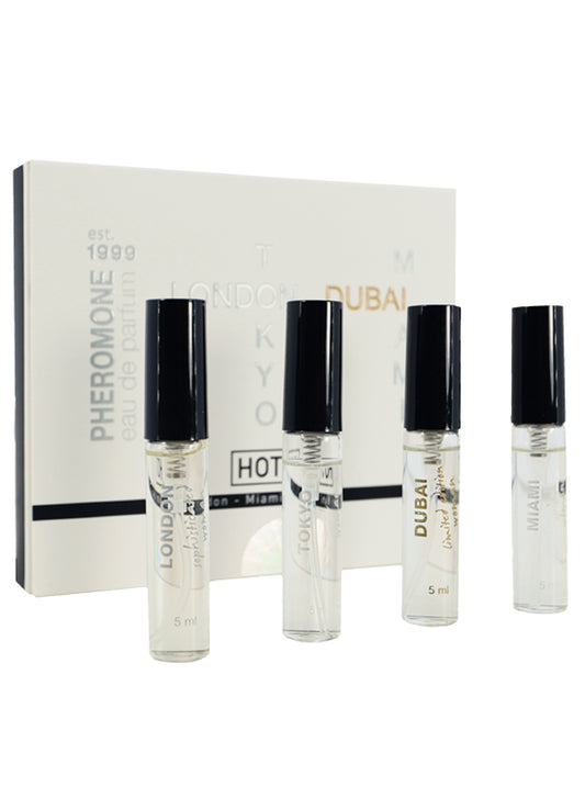 Kit Viagem 4 Perfumes Com Feromonas - Mulher 5ml