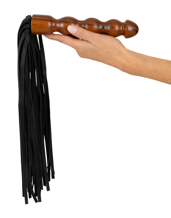 Flogger Madeira e Couro