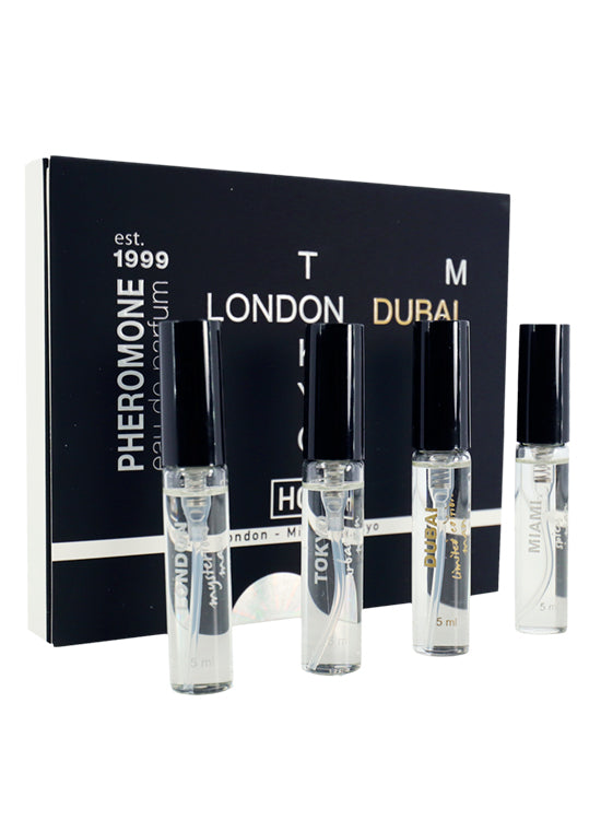 Kit Viagem 4 Perfumes Com Feromonas - Homem 5ml