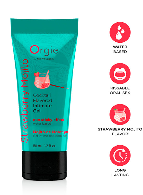 Lubrificante Sexo Oral - Mojito De Morango 50ml
