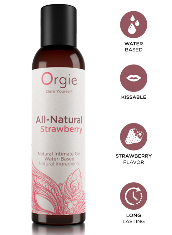 Lubrificante Comestível - All Natural Morango 150ml