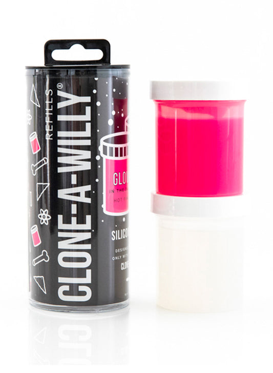 Recarga Silicone - Clone-a-Willy Rosa Fluorescente
