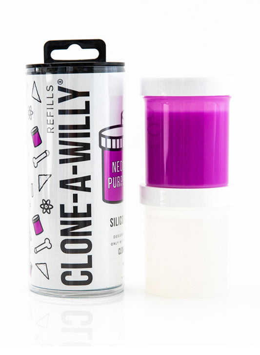 Recarga Silicone - Clone-a-Willy Roxo Neón