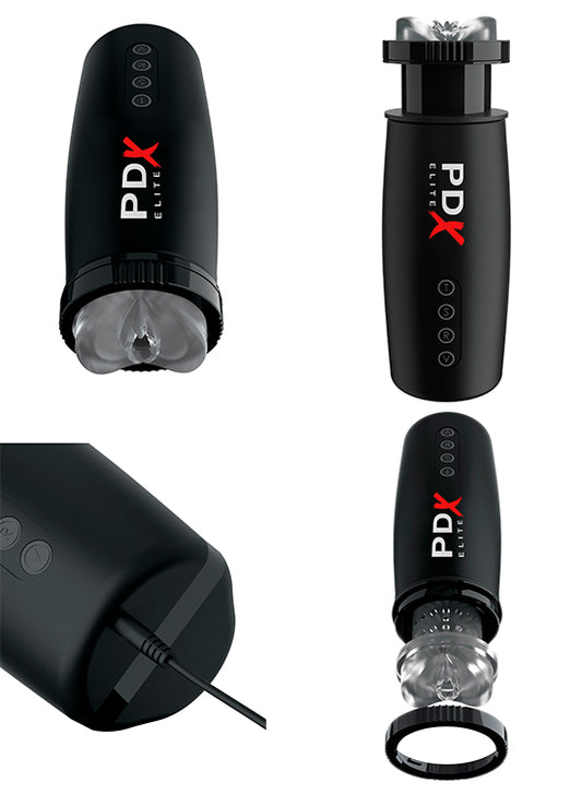 Masturbador Com Sucção e Vai-Vem - Elite Motobator 2