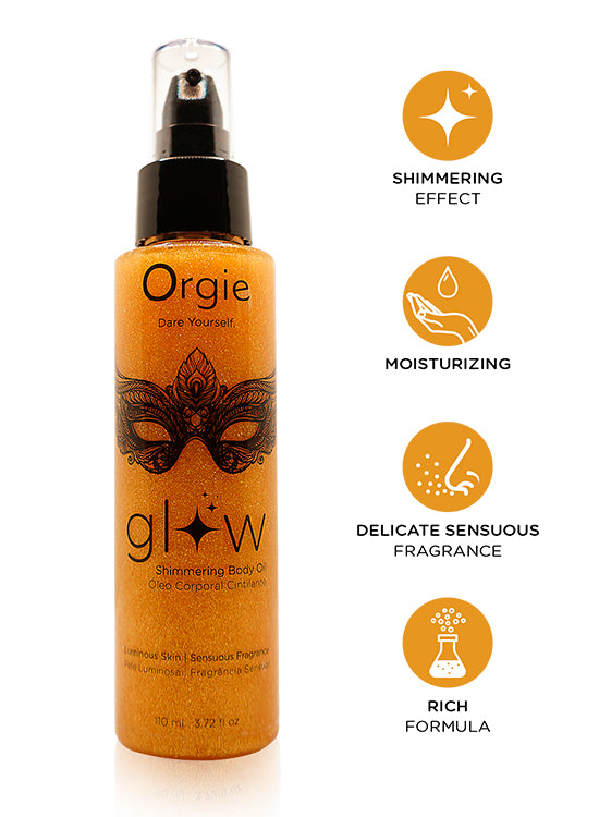 Óleo Hidratante Com Brilho Dourado Glow - 110ml