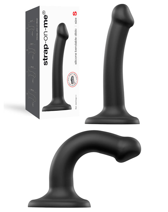 Dildo Fino Com Ventosa 14cm - Preto
