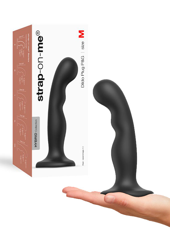 Dildo Ondulado Com Esferas Interiores Strap-On-Me - Tamanho M