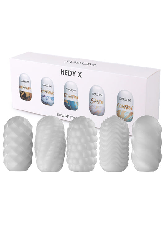 Kit De 5 Masturbadores Svakom Hedy X