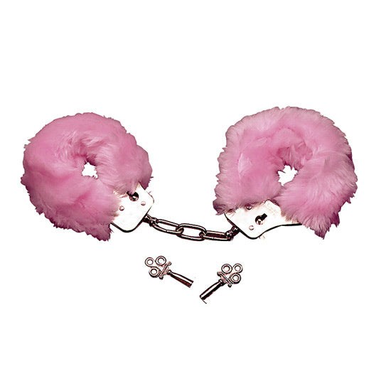 Algemas Metal Com Peluche - Encarnado/Rosa