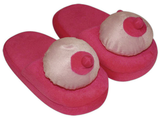Pantufas De Peluche Com Peitos