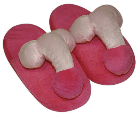 Pantufas De Peluche Com Pénis