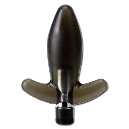 Plug Anal Com Vibração - EZ Negro 8cm
